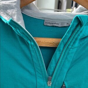 Icebreaker Turquoise Full-Zip Jacket